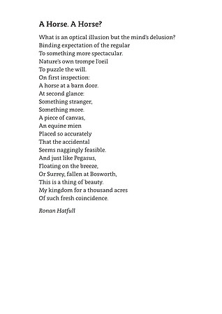A Horse. A Horse?